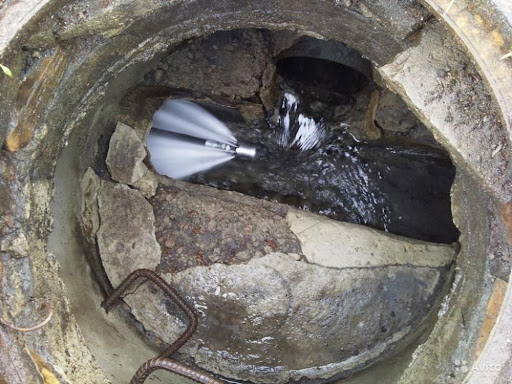 Гидродинамическая промывка канализации